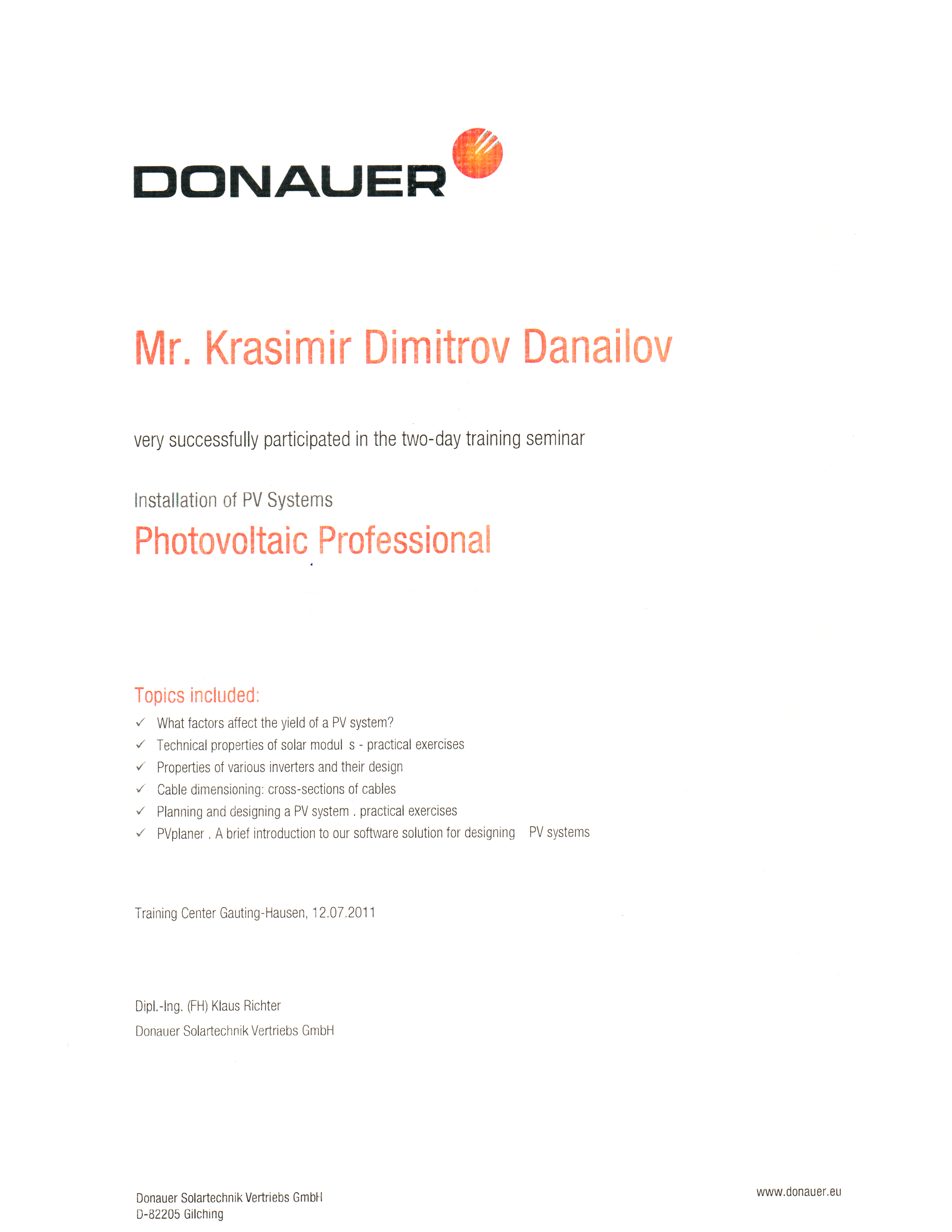 Certificat_Donauer_OnGrid