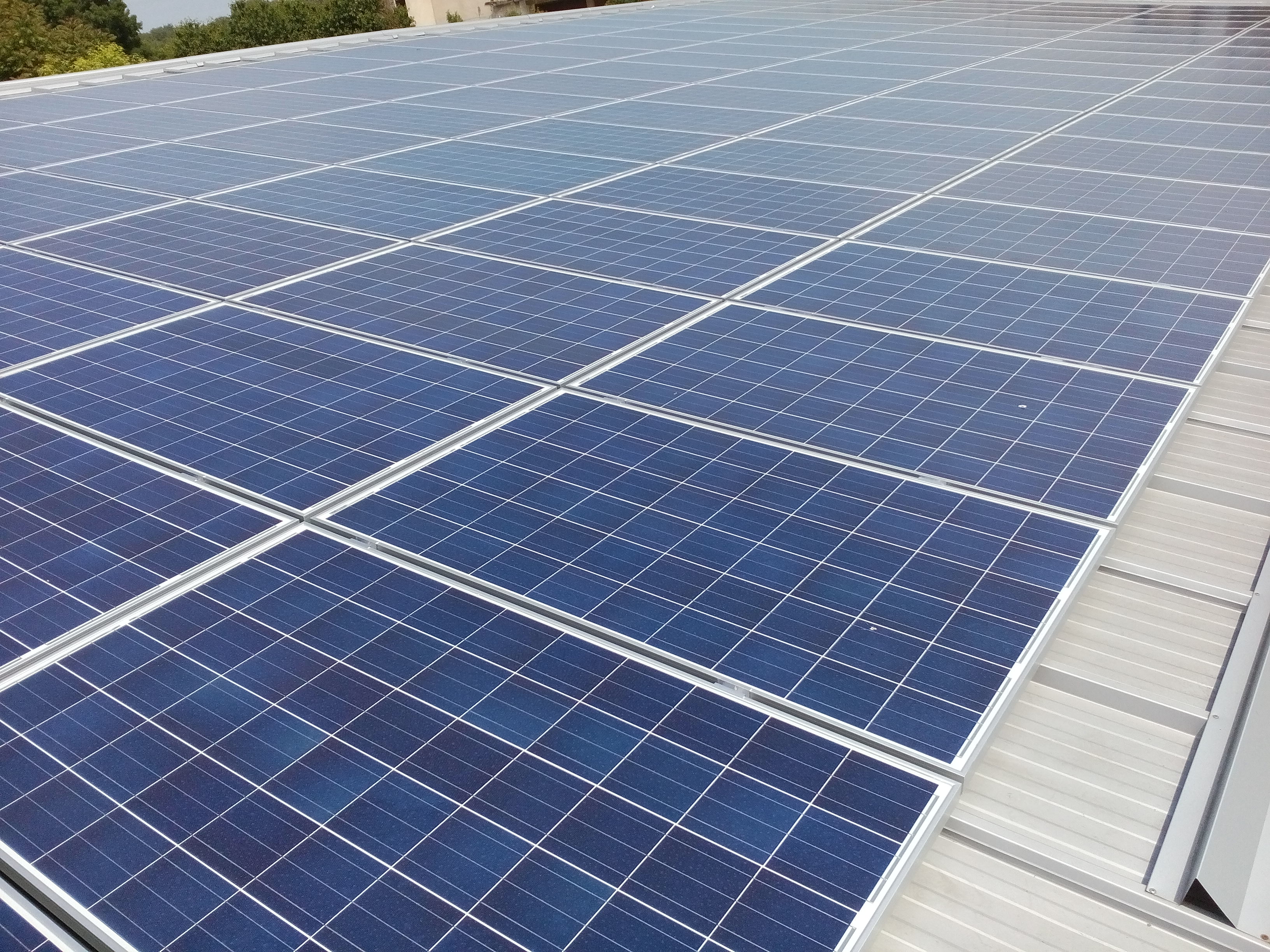 30kW покривна фотоволтаична централа 30kW покривна фотоволтаична централа, конструкция K2